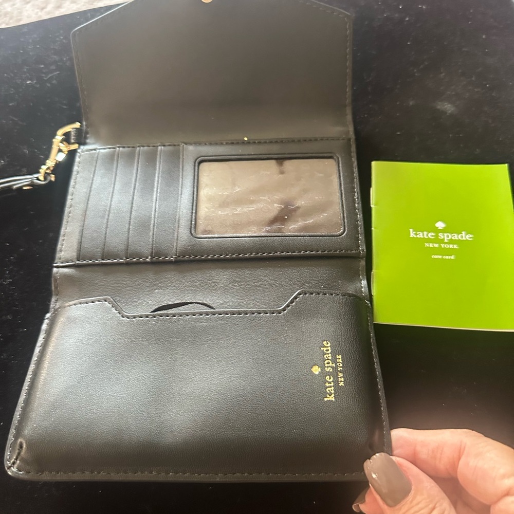 Kate Spade New York Glitter Phone Wristlet Wallet - Picture 2 of 3